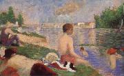 Georges Seurat Bathers oil painting artist